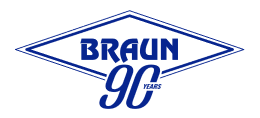 Braun 90th - logo